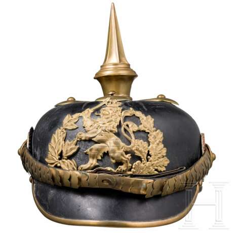 Helm für Offiziere der hessischen Infanterie, um 1910 - Foto 1