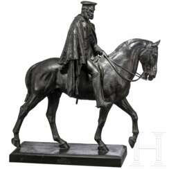 Kaiser Wilhelm I. - monumentale Reiterfigur, datiert 1901