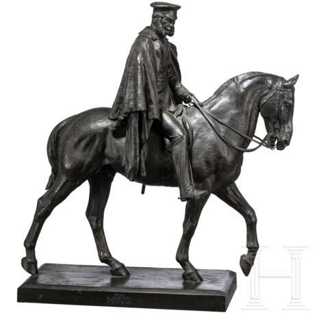 Kaiser Wilhelm I. - monumentale Reiterfigur, datiert 1901 - Foto 1