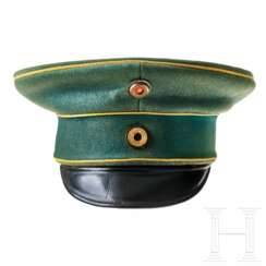 A visor cap for WWI Jäger zu Pferd officers