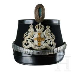 A shako for Bavarian Telegraph Reserve Officers