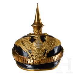 A helmet for Prussian Line Grenadier Reserve Officers, with plate