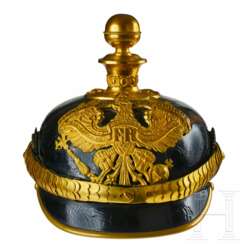 A helmet for Prussian Field Artillery Regiment 10 Officers