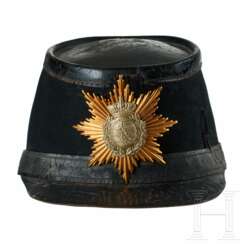 A shako for Saxon Fusilier Regiment 108 Enlisted Men, with cover