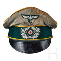 A Silk Visor Crusher Cap for Cavalry Rgt. "10" Officers