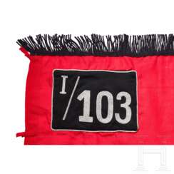 An SS Battalion Flag, 1st Battalion of the 103rd Regiment