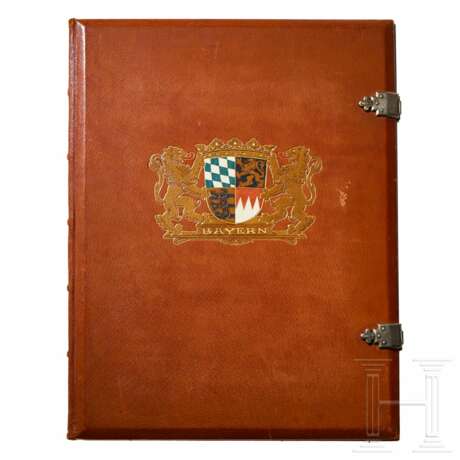 A Folder and Document (Mappe) for Honorary Citizenship of Ernst Röhm - фото 1