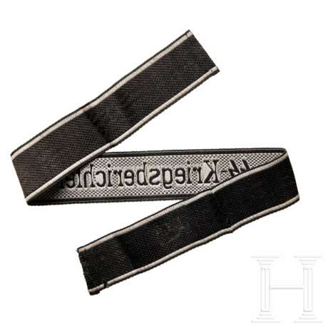 A Cufftitle for Enlisted Personnel of SS War Correspondent Unit "SS-Kriegsberichter" - фото 1