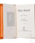 Livres anciens. "Mein Kampf", private Luxusausgabe