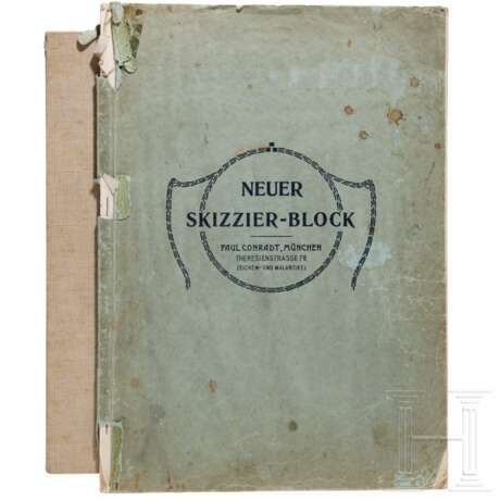 Adolf Hitler - persönliches Skizzenbuch, ab circa 1930 - Foto 1