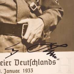 Adolf Hitler - signierte Hoffmann-Postkarte