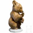 Porzellanmanufaktur Allach - "Bittender Bär" in farbiger Ausführung - Аукционные товары