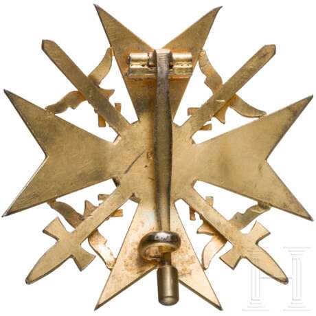 Spanienkreuz in Gold mit Schwertern - Foto 1