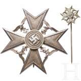 Spanienkreuz in Silber, Meybauer-Fertigung, mit Miniatur, im Etui - photo 1