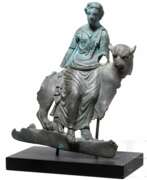 Ancient Greece. Bronzerelief des auf einem Panther reitenden Dionysos, hellenistisch, 1. Jhdt. v. Chr.
