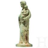 Statuette der Gottesmutter mit Kind, Bein, byzantinisch, 13. - 14. Jhdt. - Foto 1