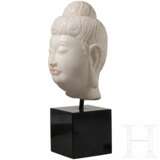 Kopf des Shakyamuni-Buddhas aus Marmor, China, Tang-Dynastie - фото 1