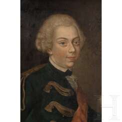 Porträt August Wilhelms von Preußen mit Schwarzem Adlerorden, deutsch, 1. Hälfte 18. Jhdt.