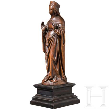 Heiligenfigur aus Buchsbaumholz, Frankreich, 17. Jhdt. - Foto 1