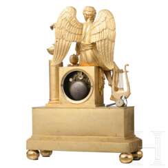 Feuervergoldete Pendule mit Orpheusfigur, Paris, um 1800