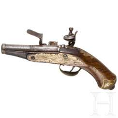Steinschlossfeuerzeug in Form einer Taschenpistole, Frankreich, um 1780
