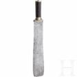Silbermontiertes Vorlegemesser mit Griff aus Steinbockhorn, süddeutsch, 16. Jhdt. - Auction Items