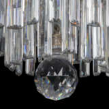 A PAIR OF VICTORIAN CUT-CRYSTAL EIGHT-LIGHT WATERFALL CHANDELIERS - фото 7