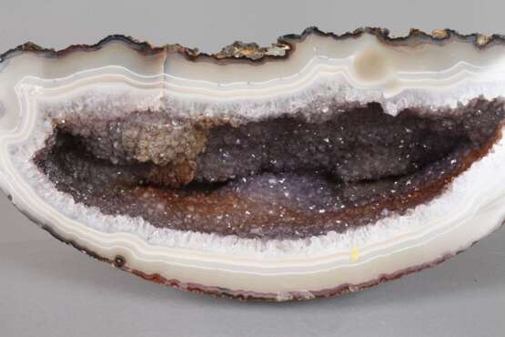 Achatgeode mit Amethyst - Foto 4