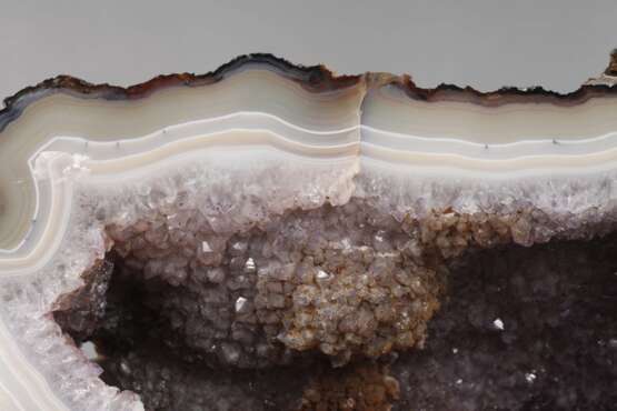 Achatgeode mit Amethyst - Foto 5