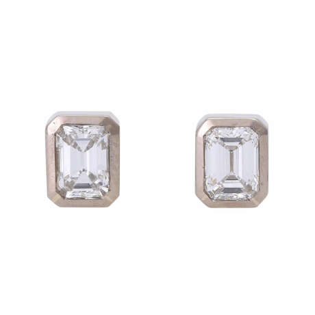 Paar Diamantohrstecker zusammen ca. 1,3 ct, - фото 1