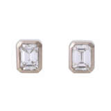 Paar Diamantohrstecker zusammen ca. 1,3 ct, - Foto 1