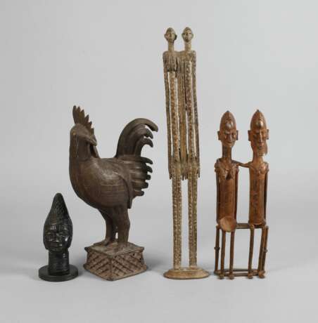 Vier Bronzen Benin - photo 9