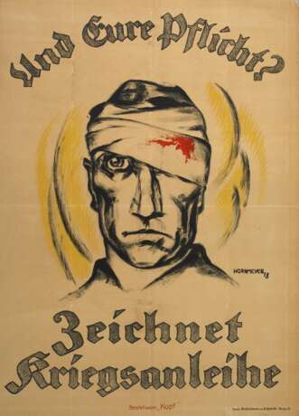 Plakat Kriegsanleihe 1. Weltkrieg - Foto 1