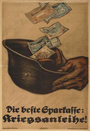 Plakat Kriegsanleihe, 1. Weltkrieg - Foto 1