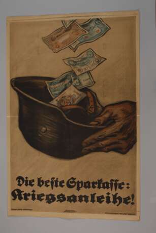 Plakat Kriegsanleihe, 1. Weltkrieg - Foto 2