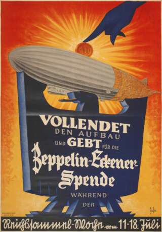 Plakat, Zeppelin Eckener-Spende - Foto 1