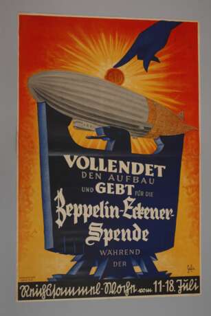 Plakat, Zeppelin Eckener-Spende - Foto 2