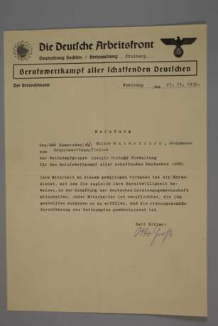 Großes Konvolut Schriftverkehr 3. Reich - Foto 3