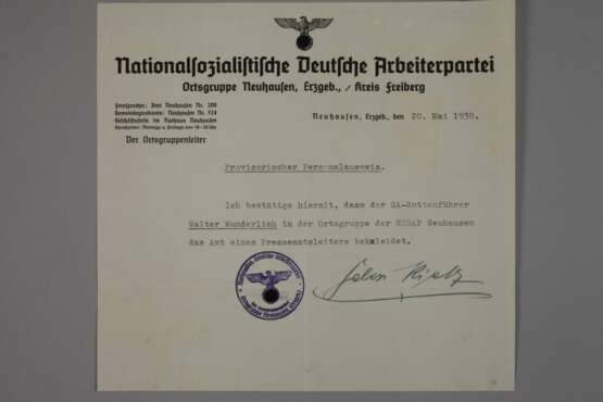 Großes Konvolut Schriftverkehr 3. Reich - Foto 6