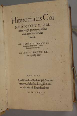 Die Werke des Hippocrates 1546 - фото 2