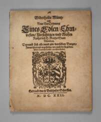 Münzordnung Nürnberg 1622