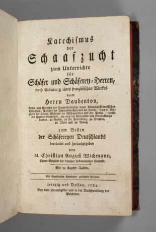 Katechismus der Schaafzucht 1784 - Foto 1