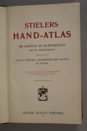 Stielers Hand-Atlas 1907 - photo 2