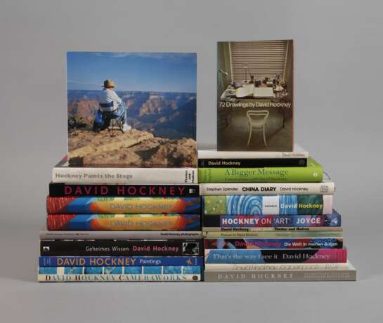 Große Sammlung Fachliteratur David Hockney - Foto 1