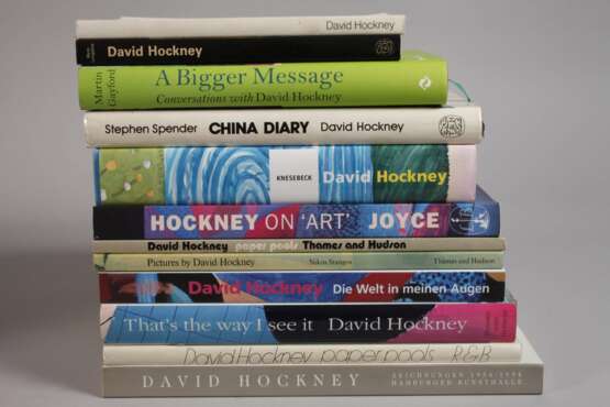 Große Sammlung Fachliteratur David Hockney - фото 3