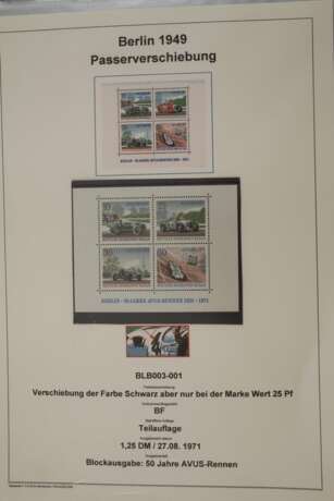 Briefmarkensammlung Spezialmarken BRD und Berlin - photo 6