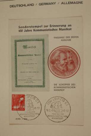 Briefmarkensammlung BRD und DDR - photo 13