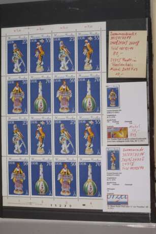 Briefmarkensammlung Spezialmarken DDR - Foto 4