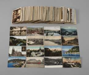 Sammlung Post- und Ansichtskarten