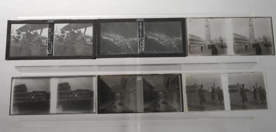Stereobetrachter Voigtländer mit Glasplatten-Dias - Foto 6
